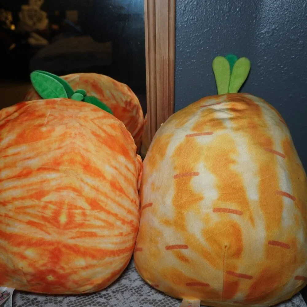 Squishmallows Bundle (2)Judy The Tangerine 11 inch Sandra Carrot Special Edition